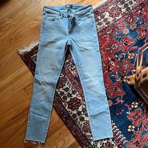 Abercrombie & Fitch Harper High-Rise Super Skinny Ankle Cut Jeans